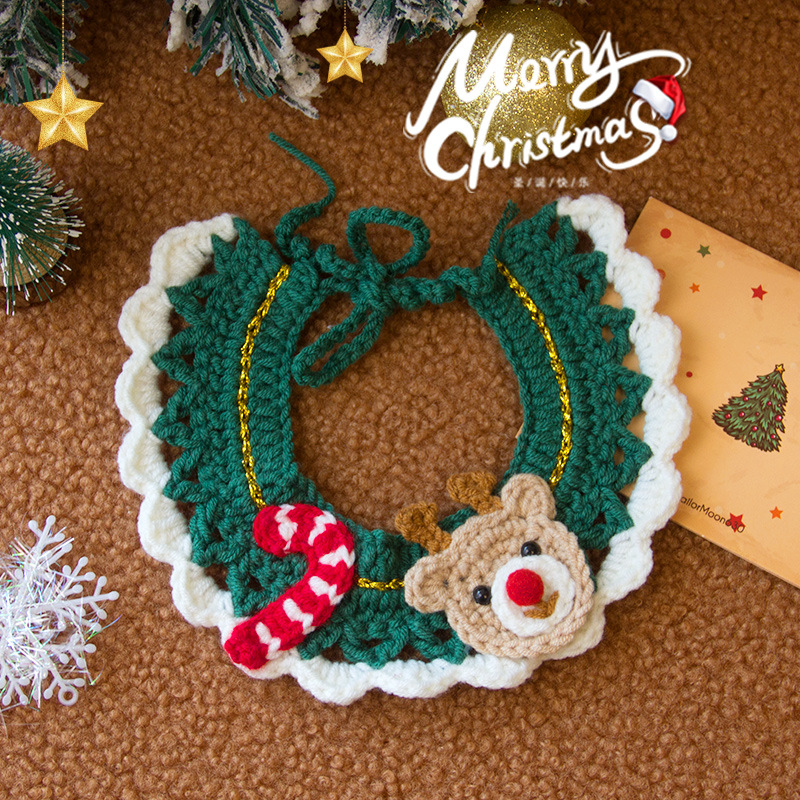 Christmas gifts, cute cat collars, Christmas decorations, pet gifts